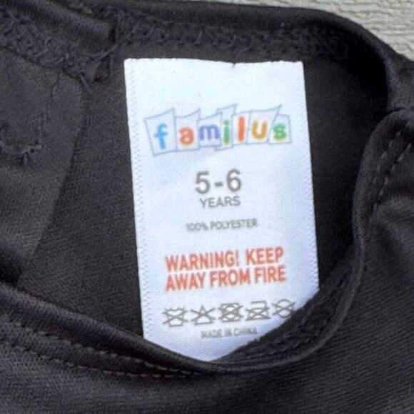 Kids Size 5-6 Years Skeleton Glow-in-The-Dark Costumes with Gloves - Picture 4 of 5